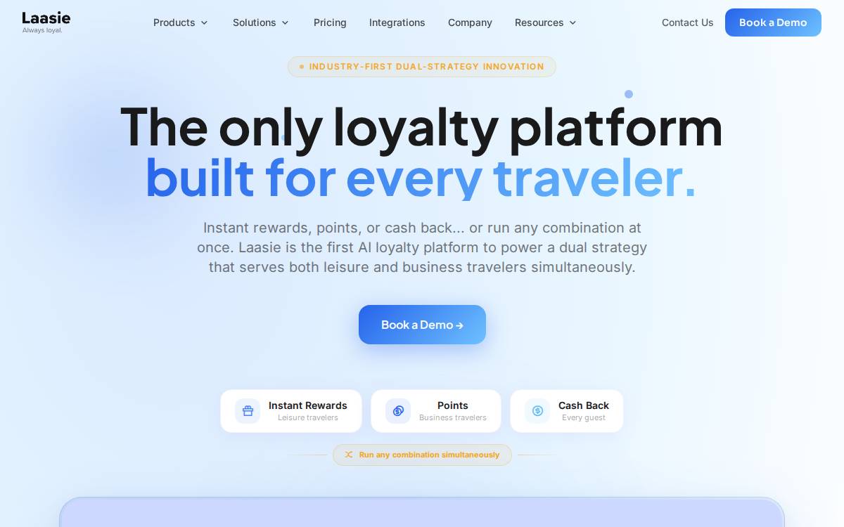Laasie website preview