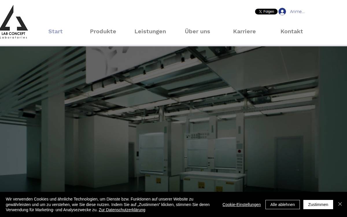 Lab Concept website preview