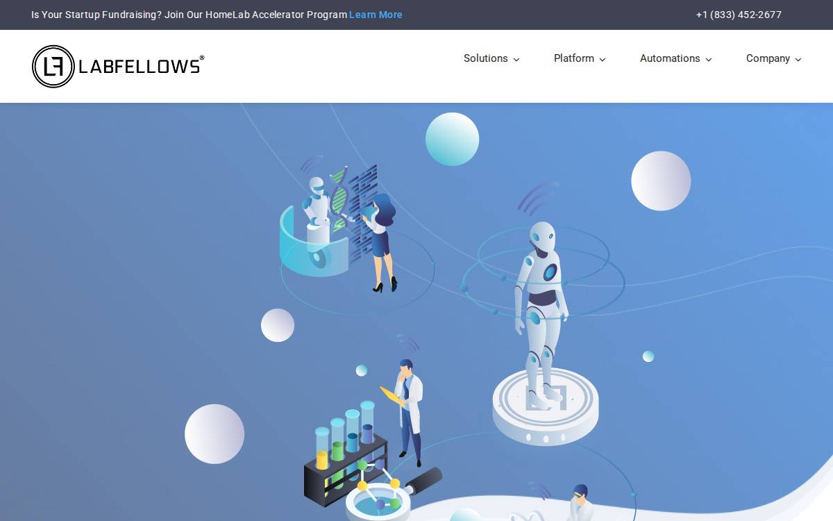 Lab fellows website preview