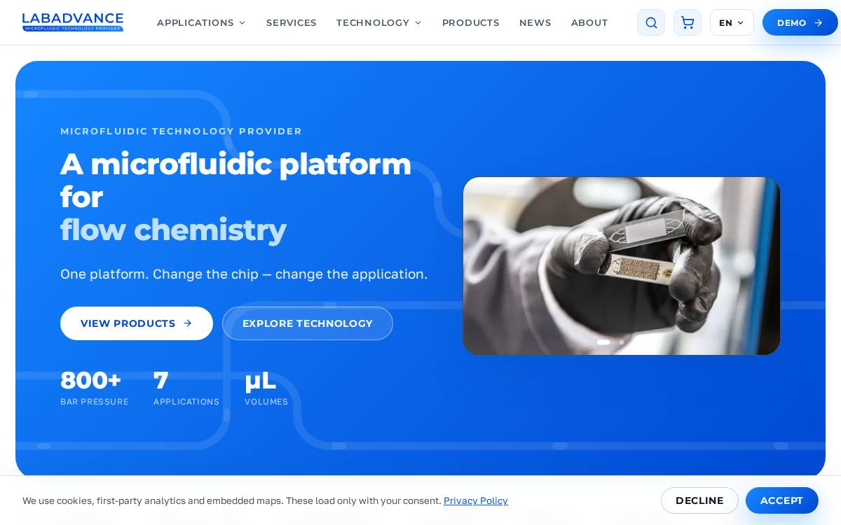 Labadvance website preview