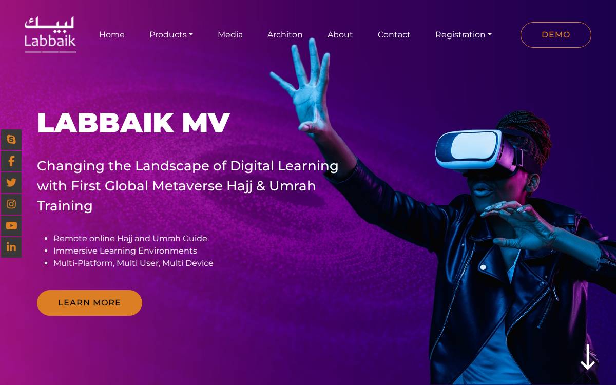 Labbaikvr website preview