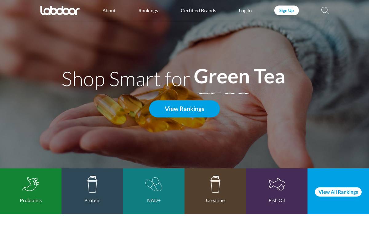 Labdoor website preview