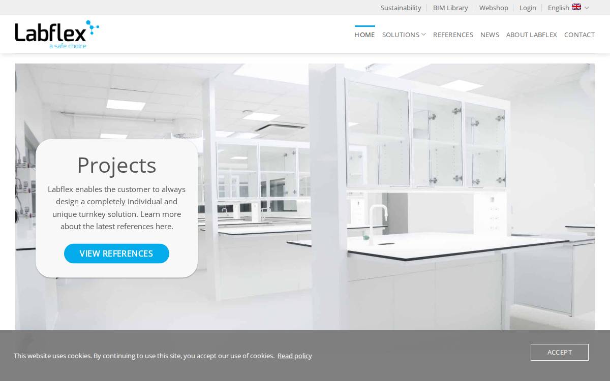 Labflex website preview