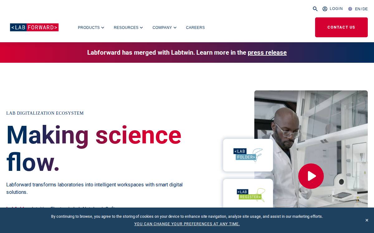 LabForward website preview