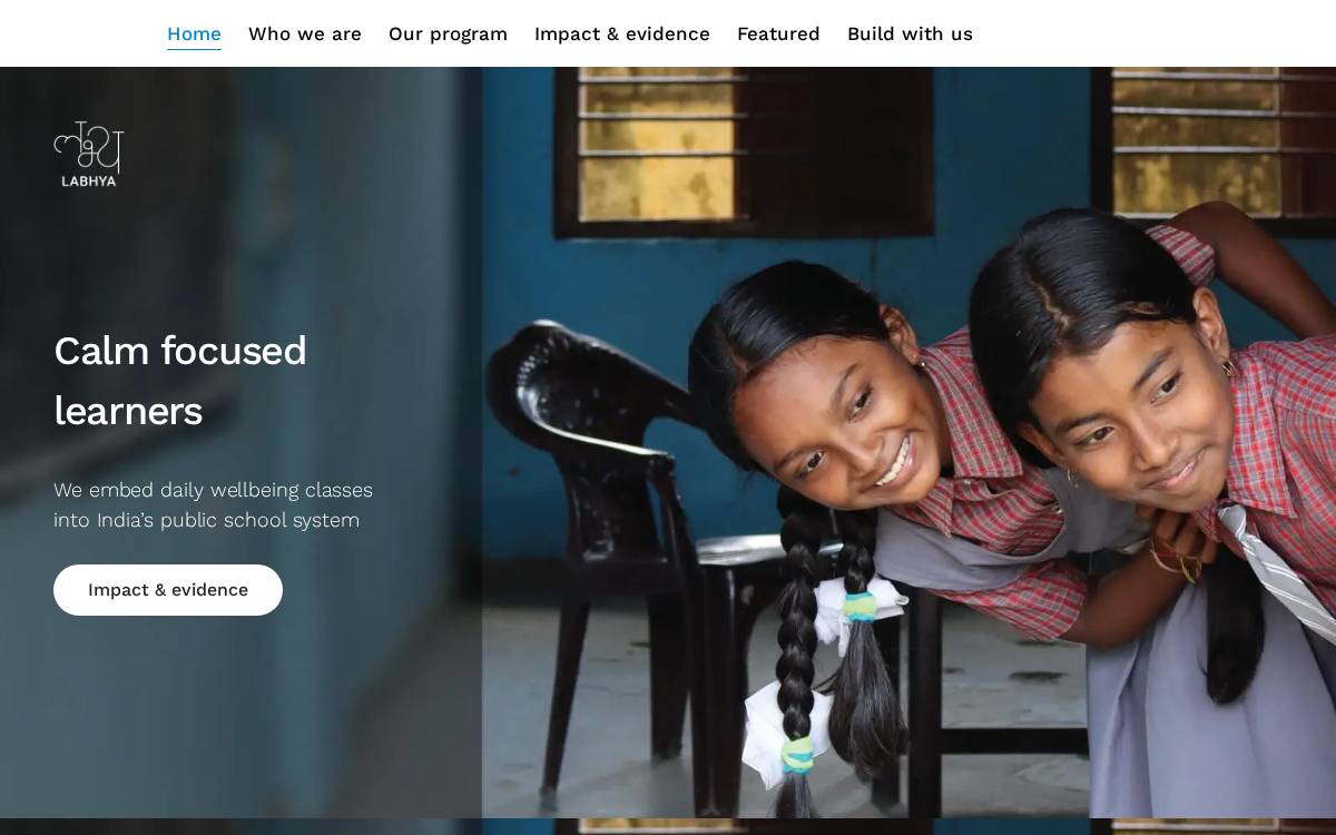 Labhya website preview