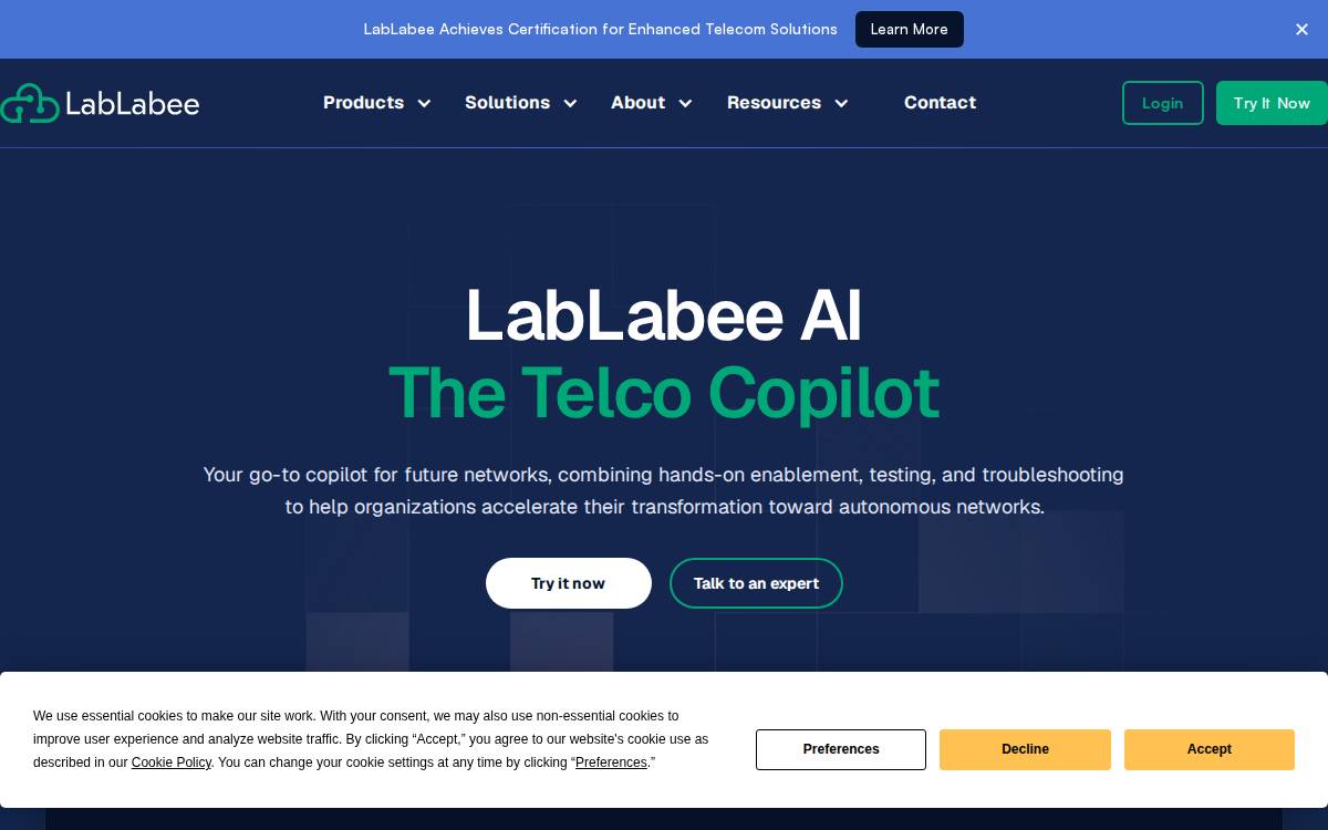Lablabee website preview