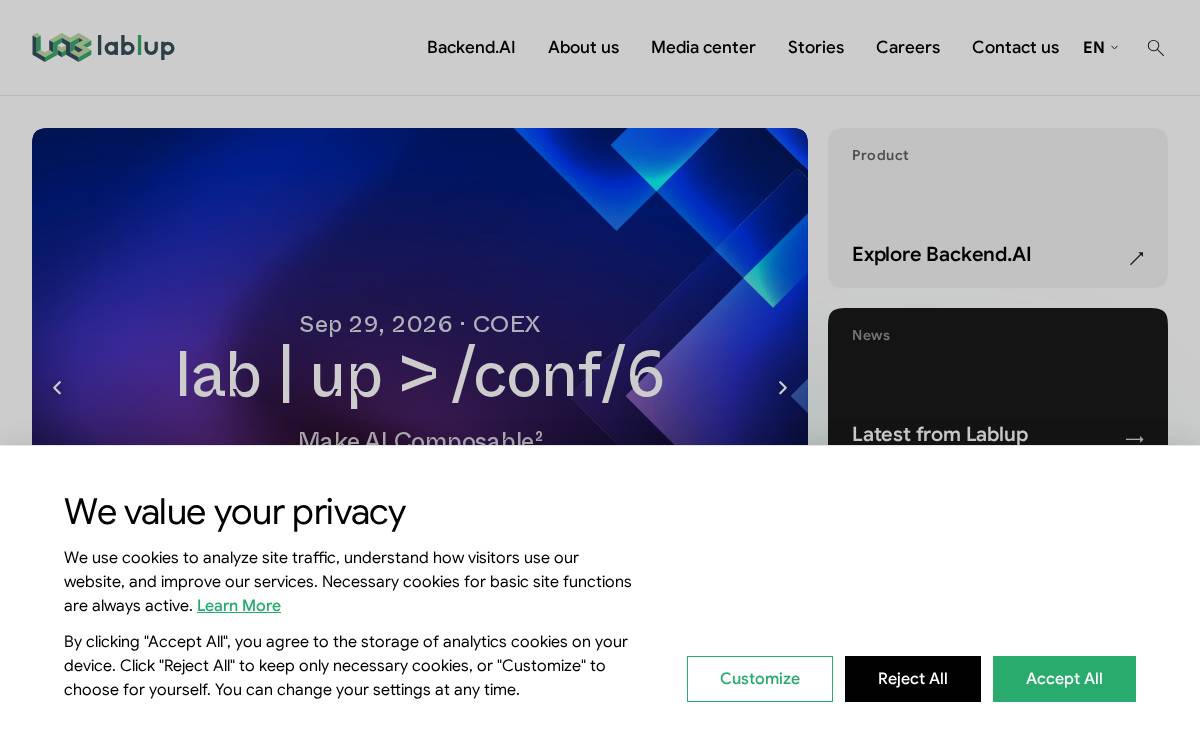 LABLUP website preview
