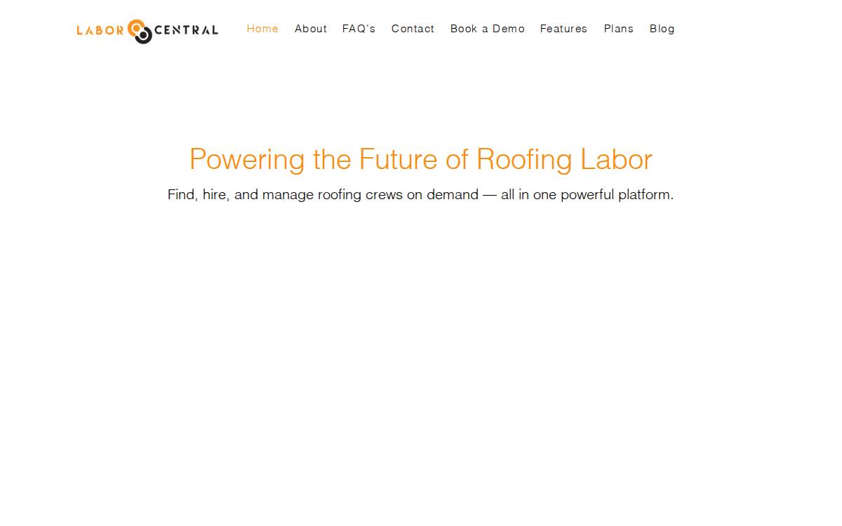 Labor Central website preview