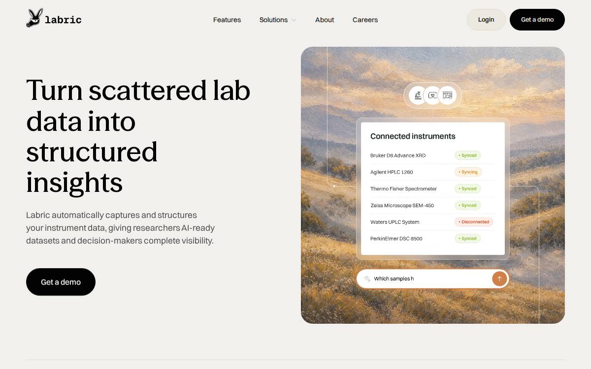 Labric website preview