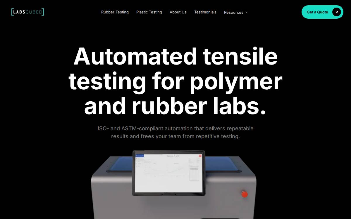 Labs Cubed Website website preview