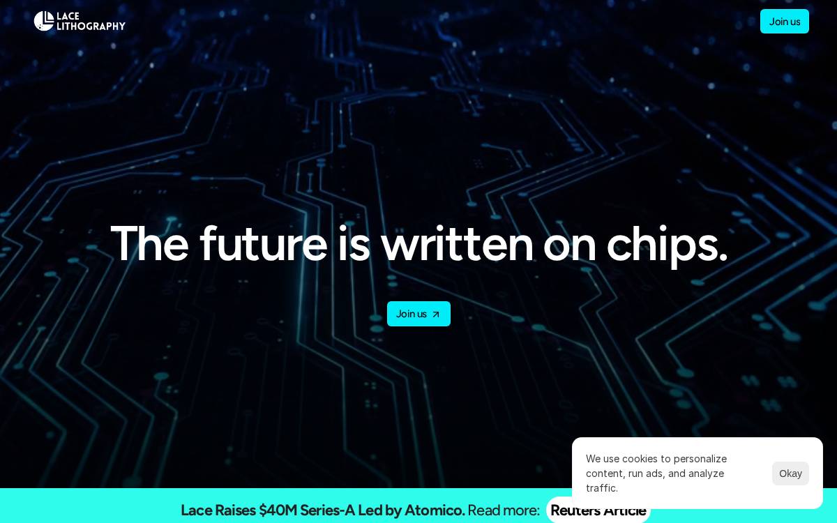 Lace Lithography website preview