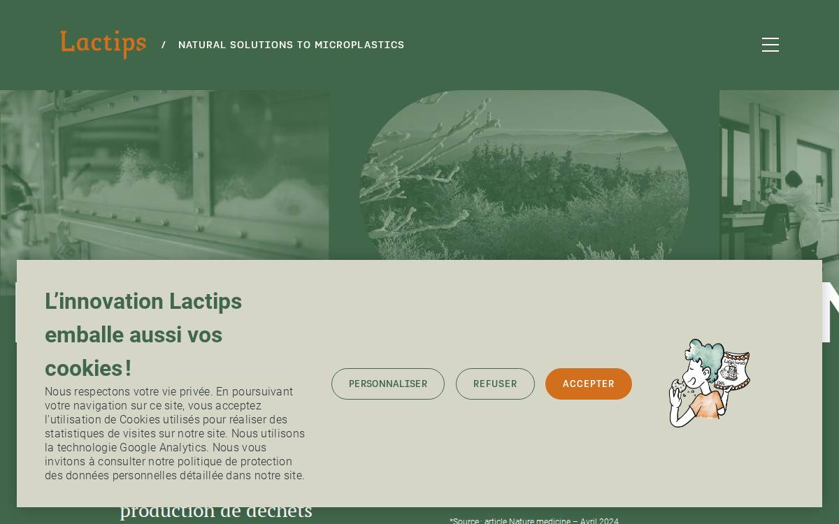 Lactips website preview