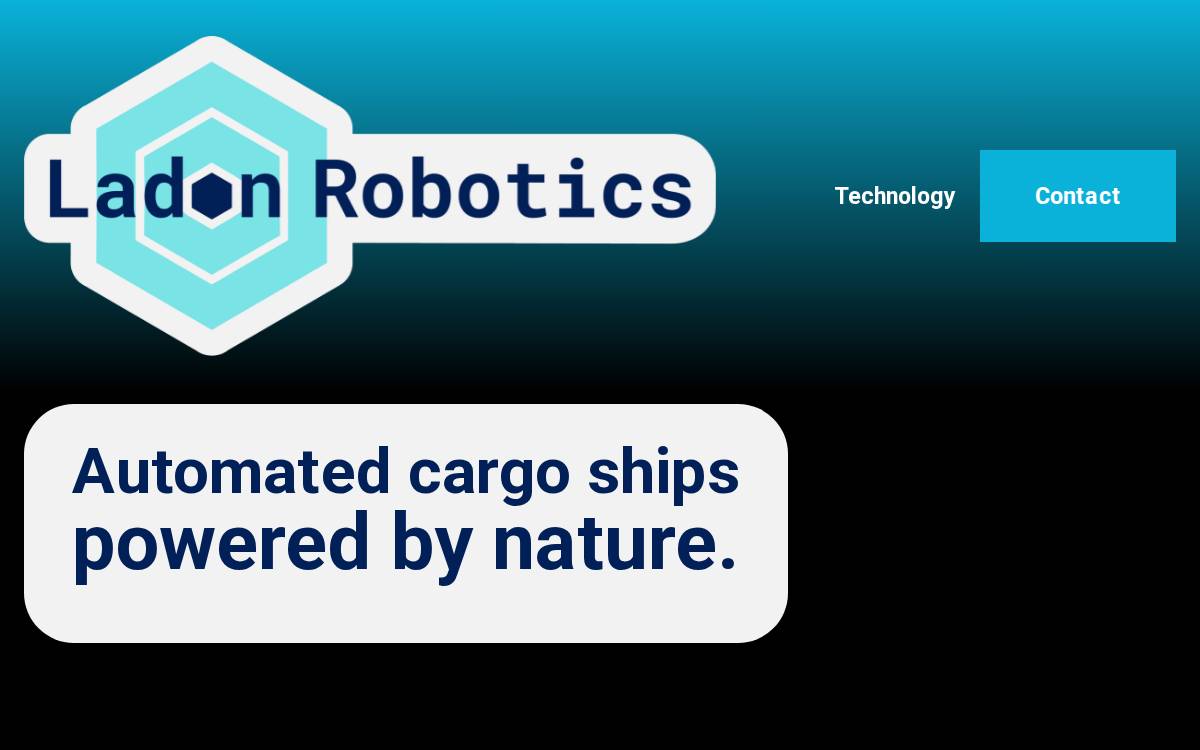 Ladon Robotics website preview