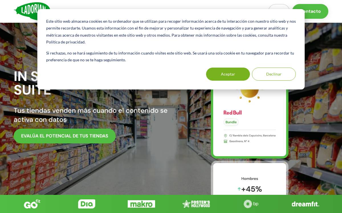 Ladorian website preview