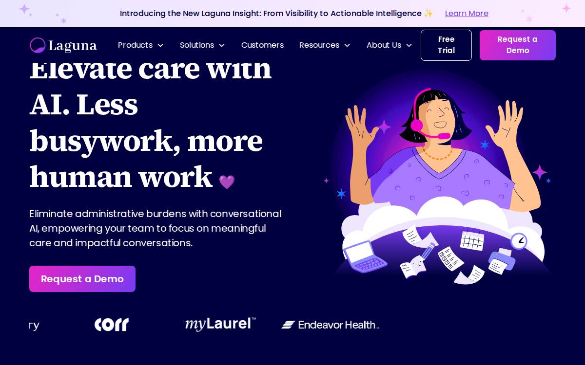 Laguna Health website preview