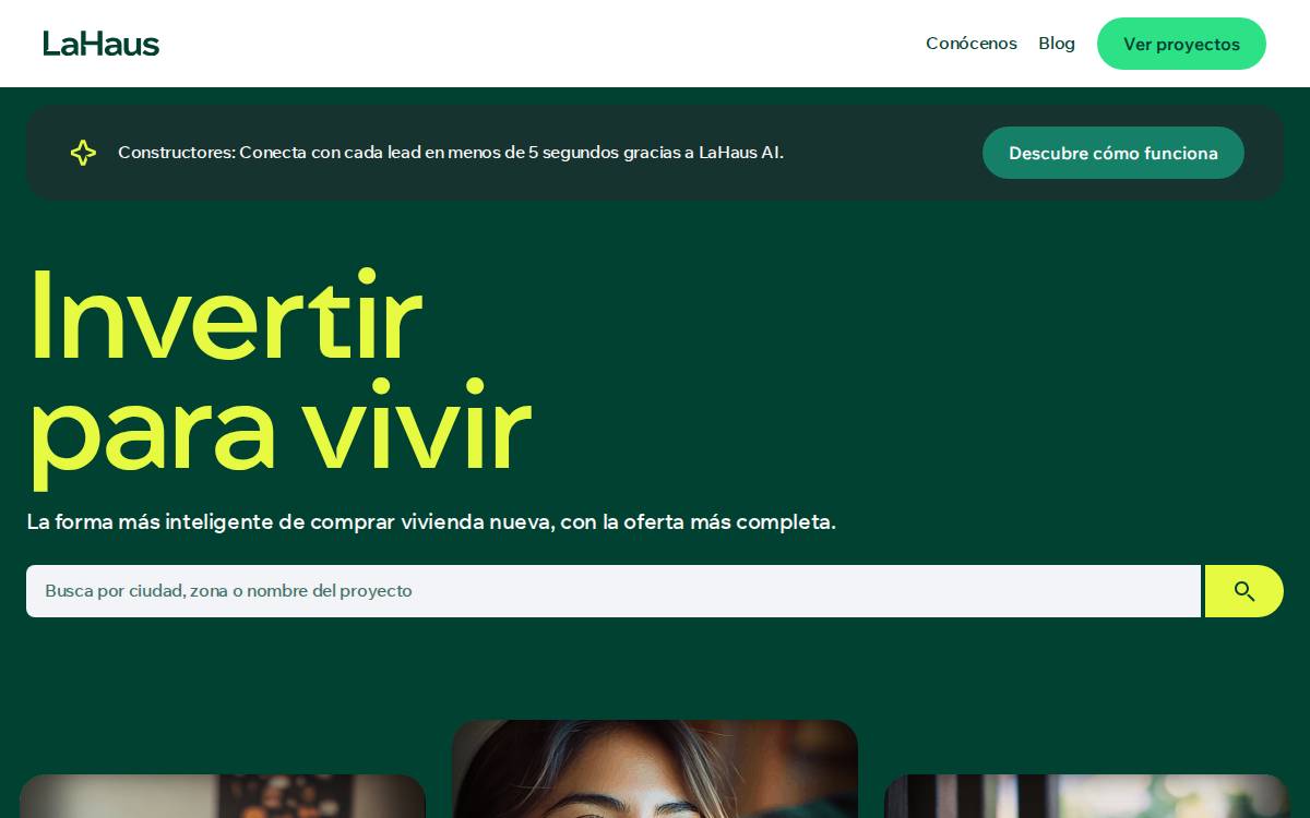La Haus website preview