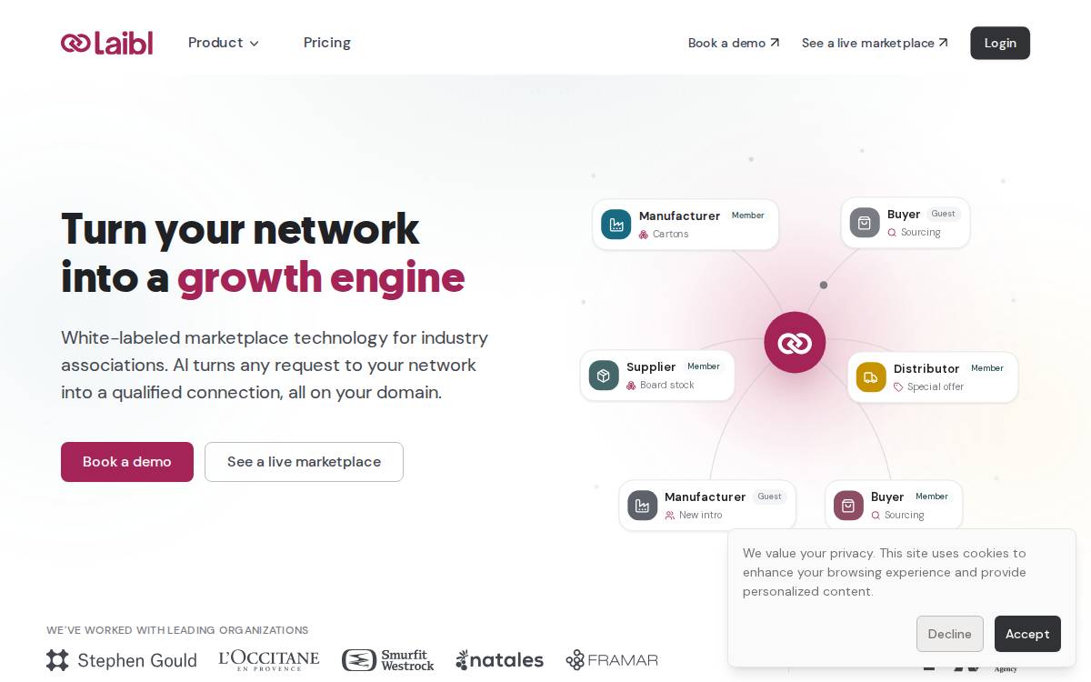 Laibl website preview
