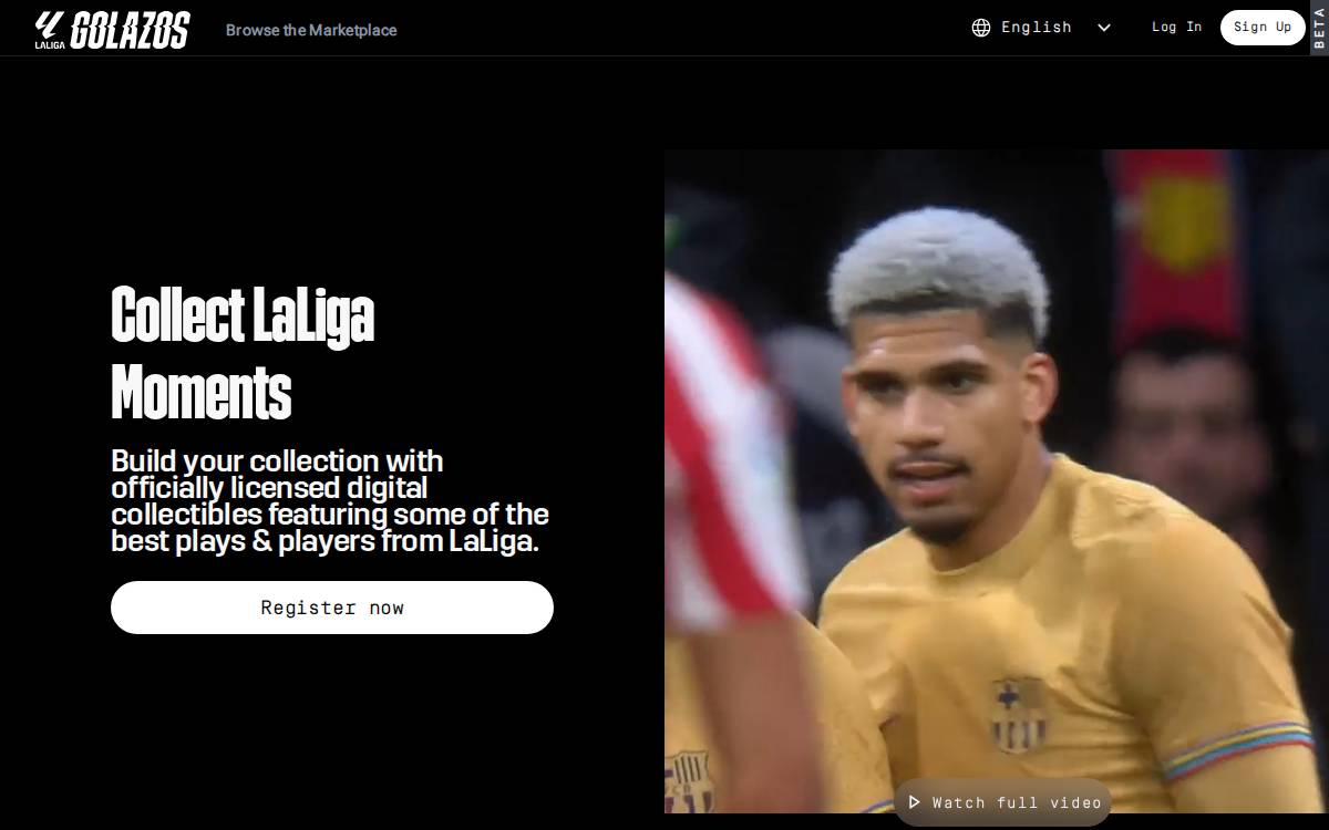 LaLiga Golazos website preview