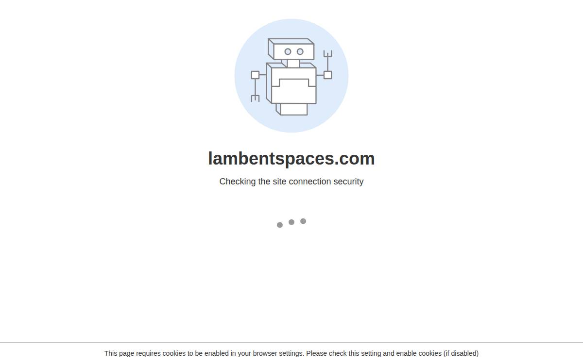 Lambentspaces website preview