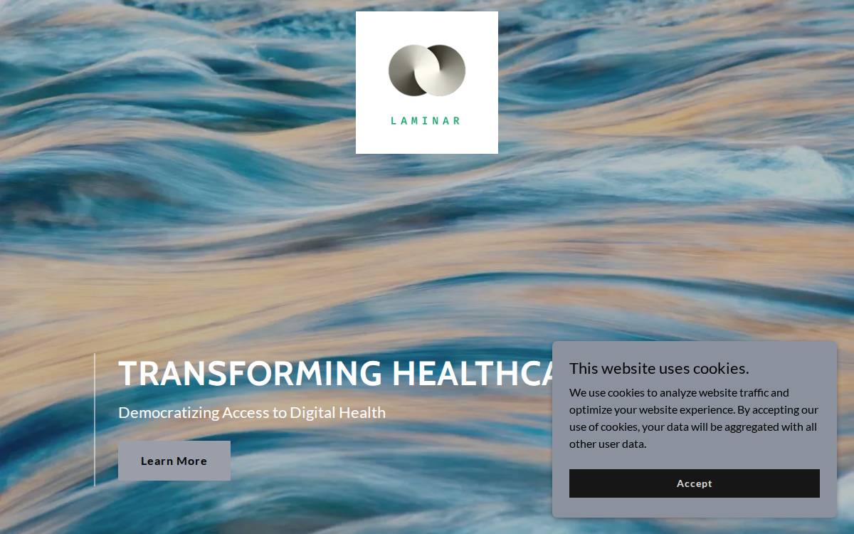Laminarhealth website preview