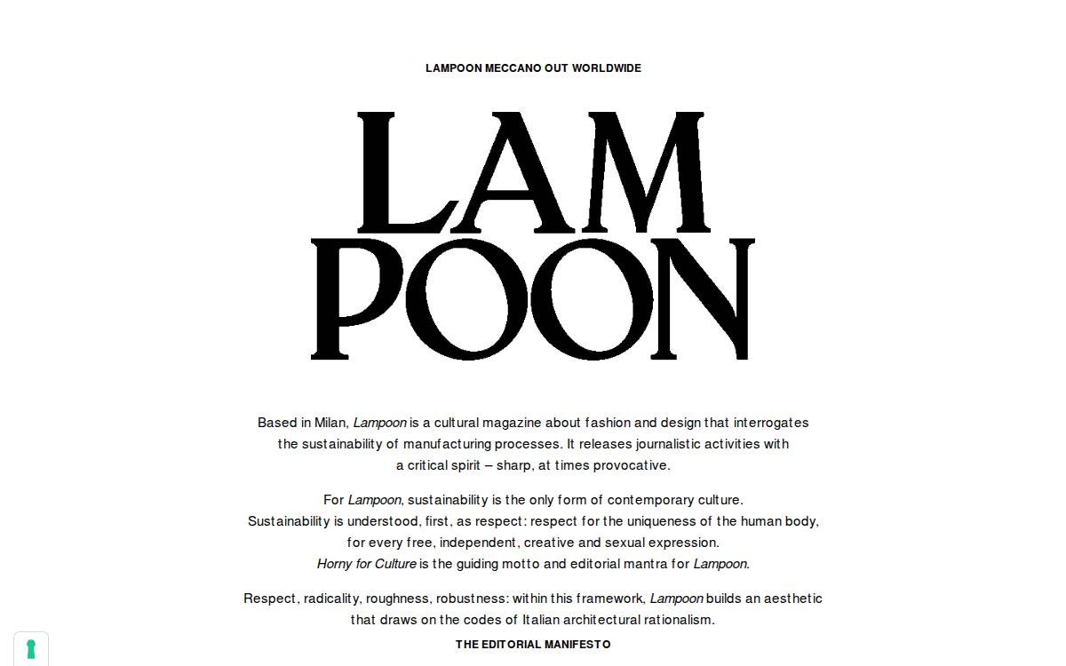 Lampoonmagazine website preview