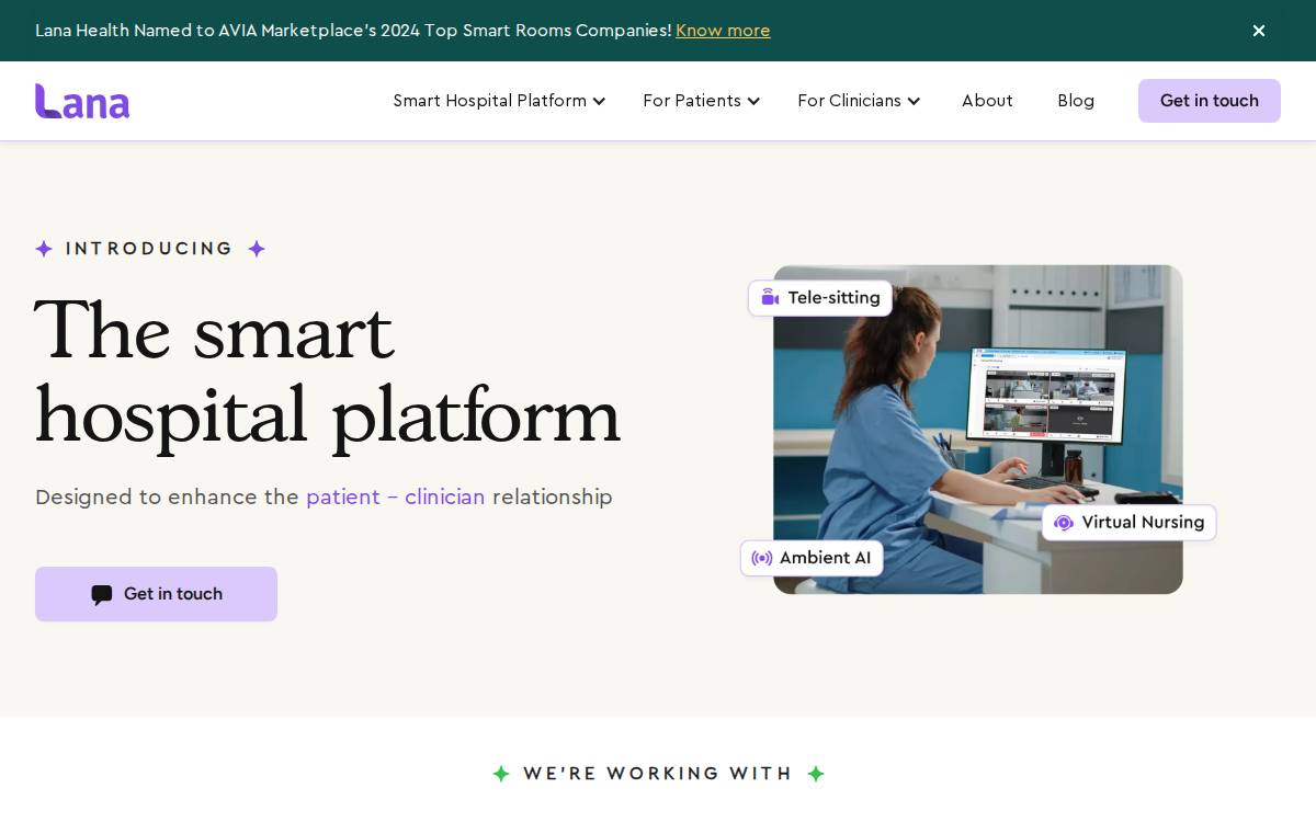 Lana Health website preview