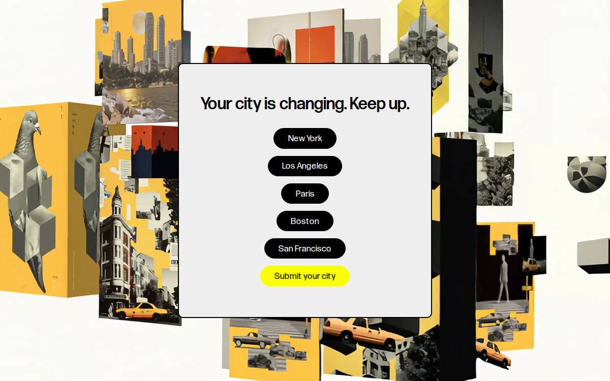 Landmark website preview