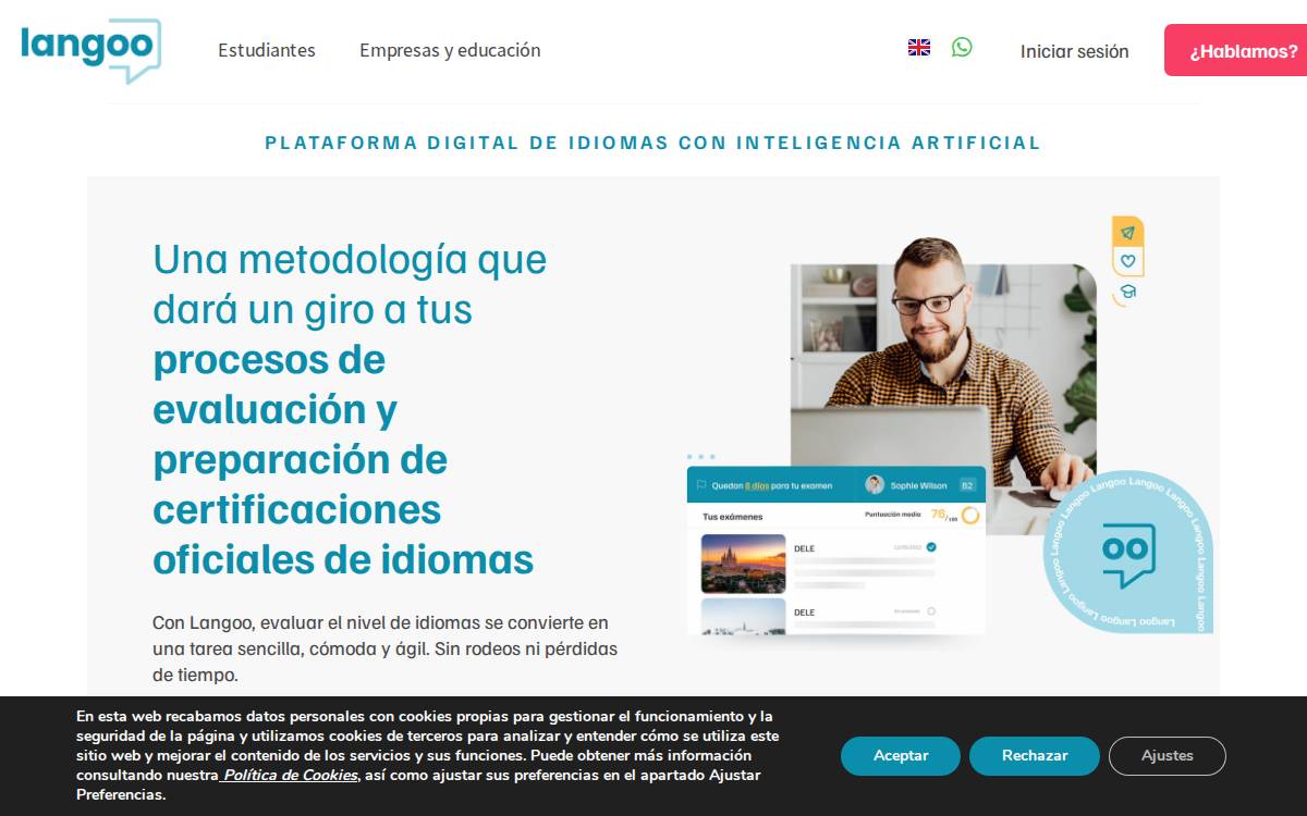 Langoo website preview
