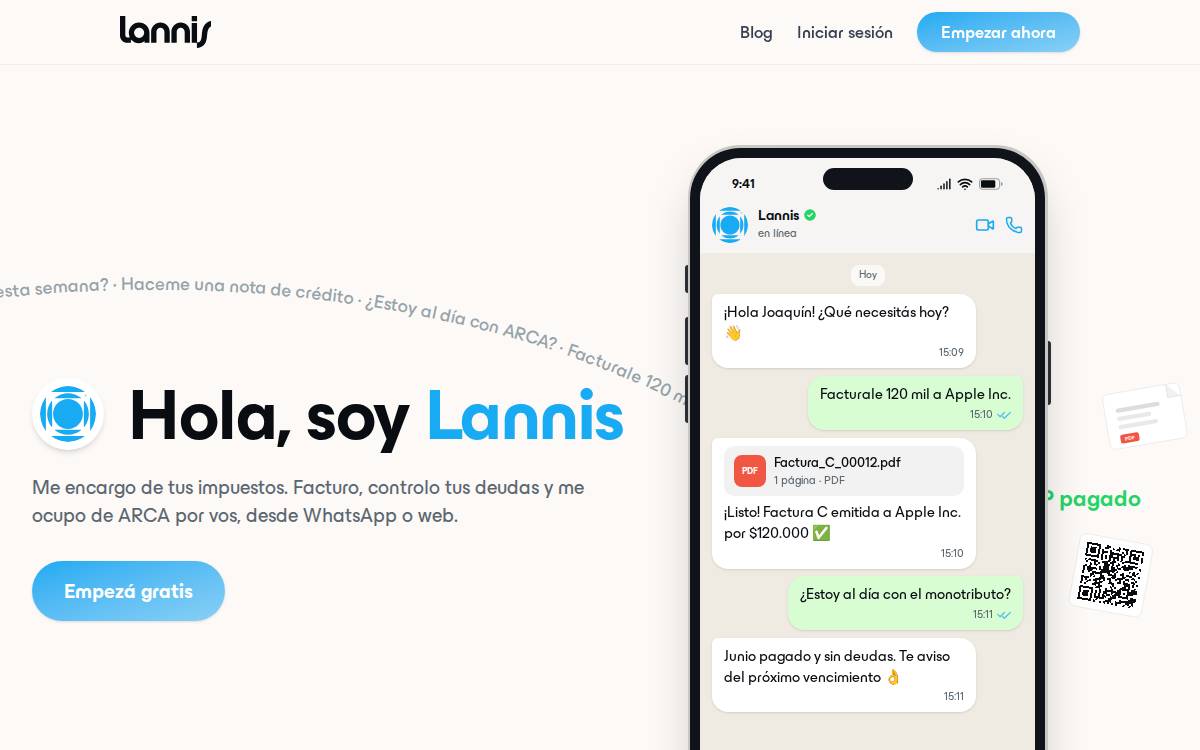 Lannis website preview