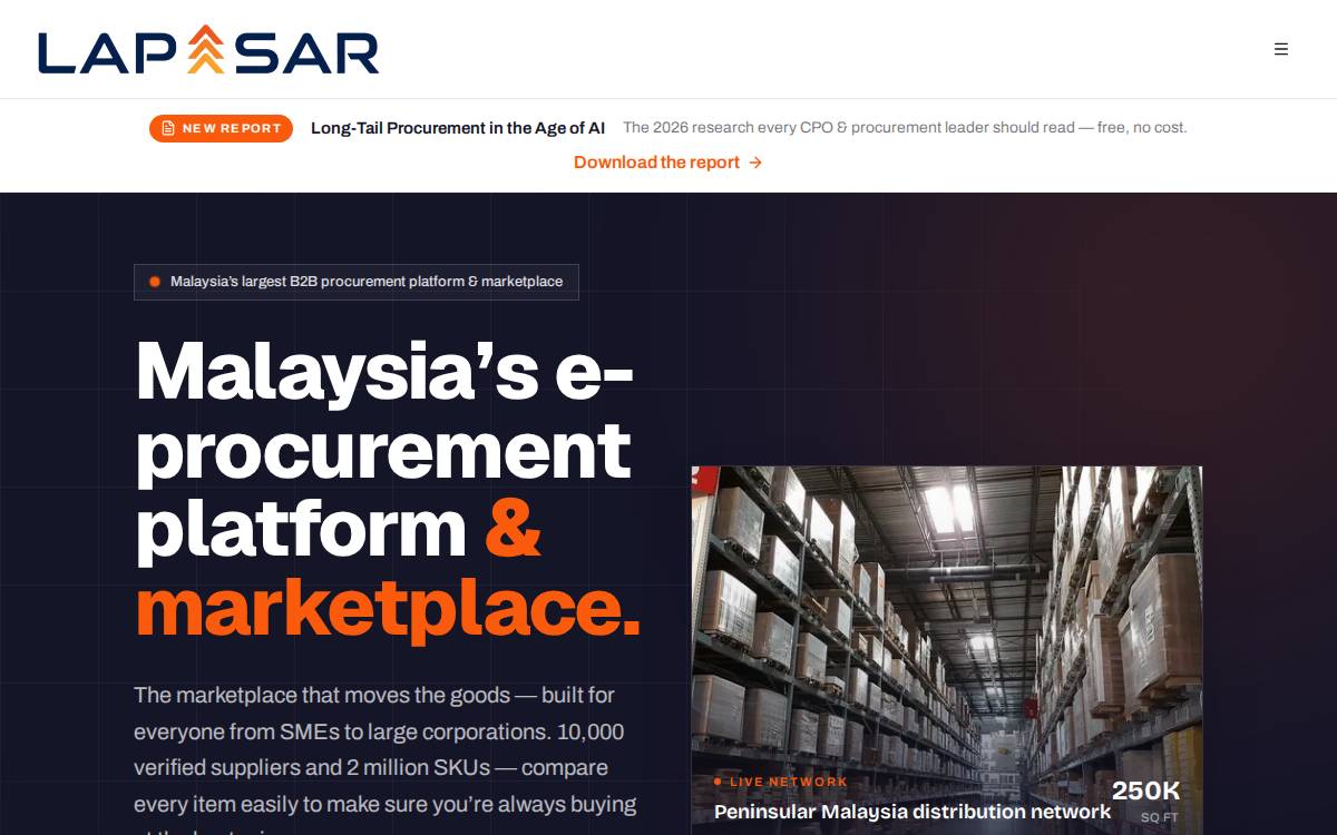 Lapasar website preview