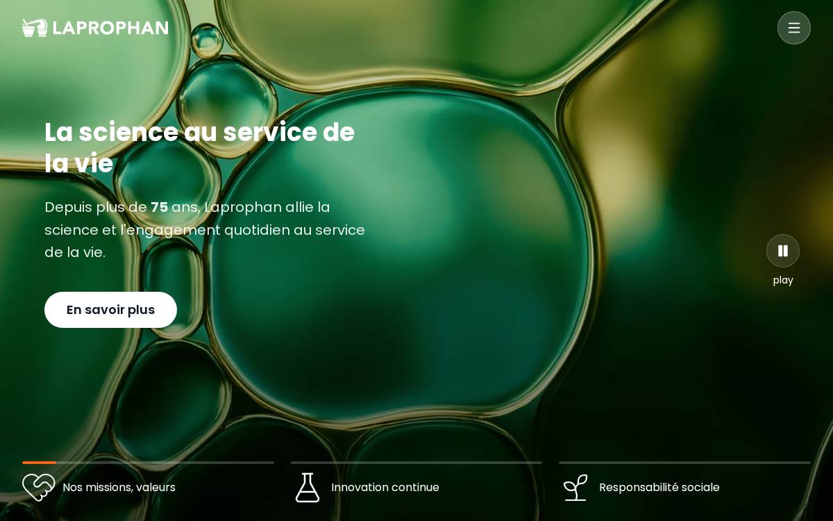 Laprophan website preview