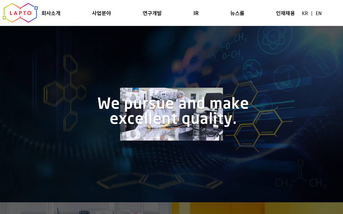 Lapto website preview