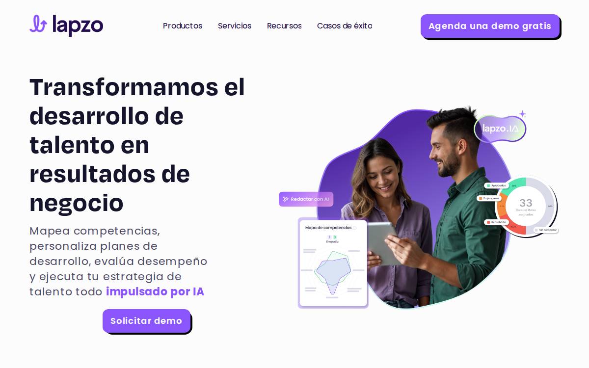 lapzo website preview