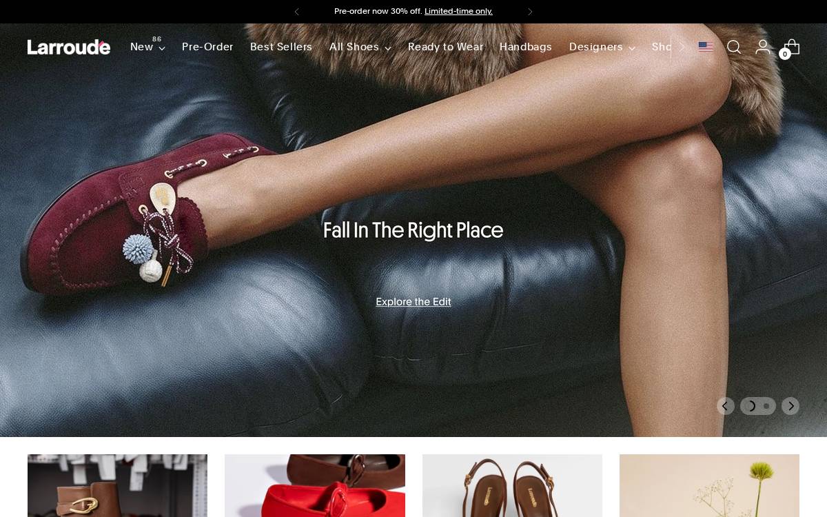 Larroudé website preview