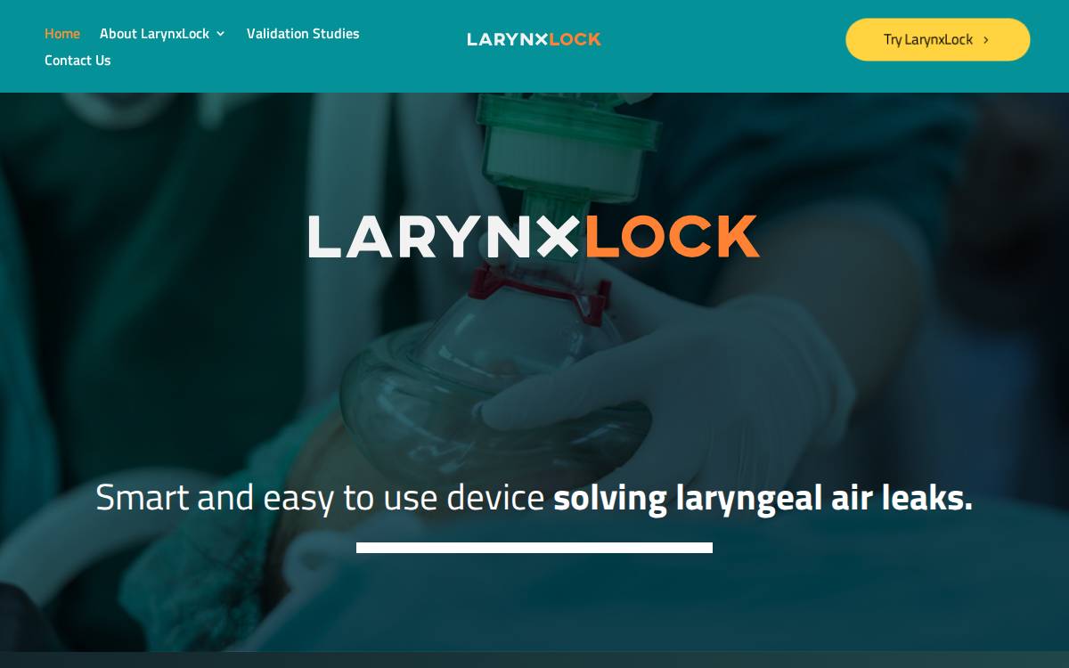 Larynxlock website preview