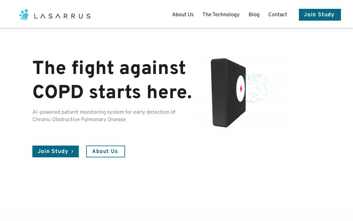 Lasarus website preview