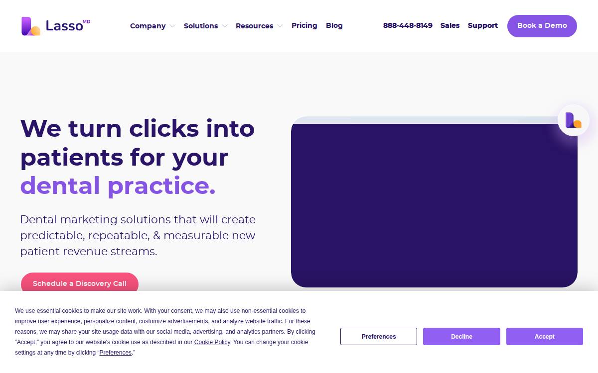 Lasso MD website preview
