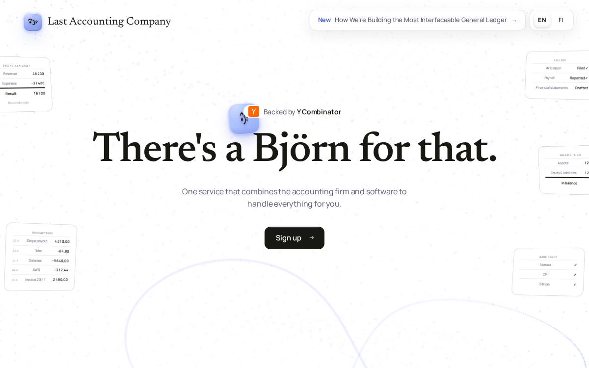 Last Accounting Company website preview