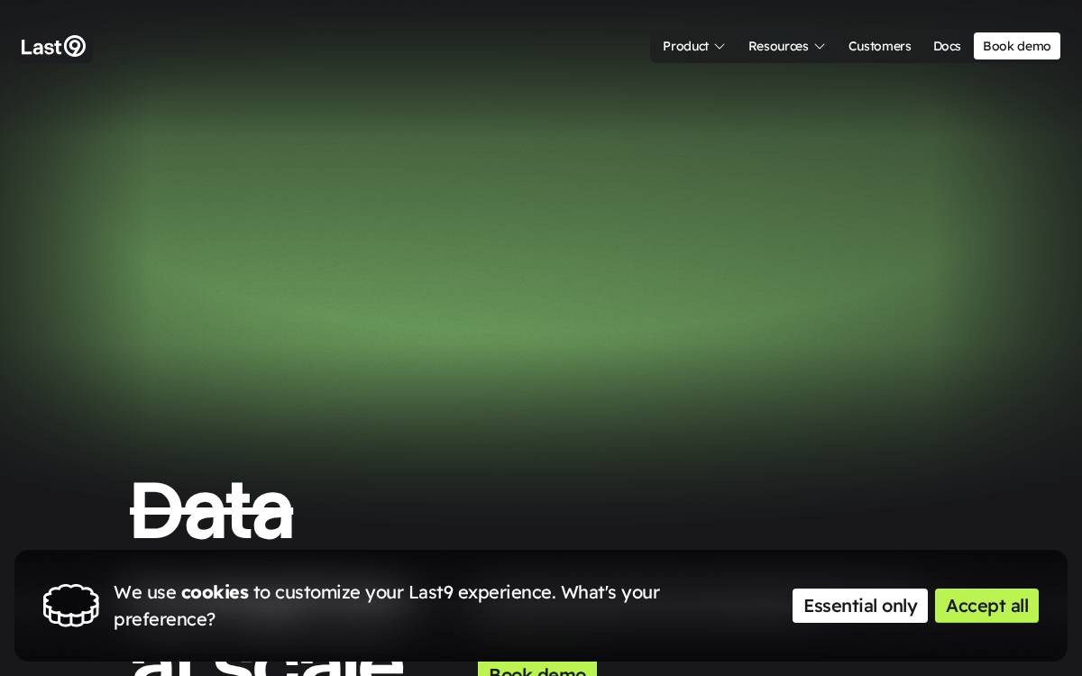 Last9 website preview