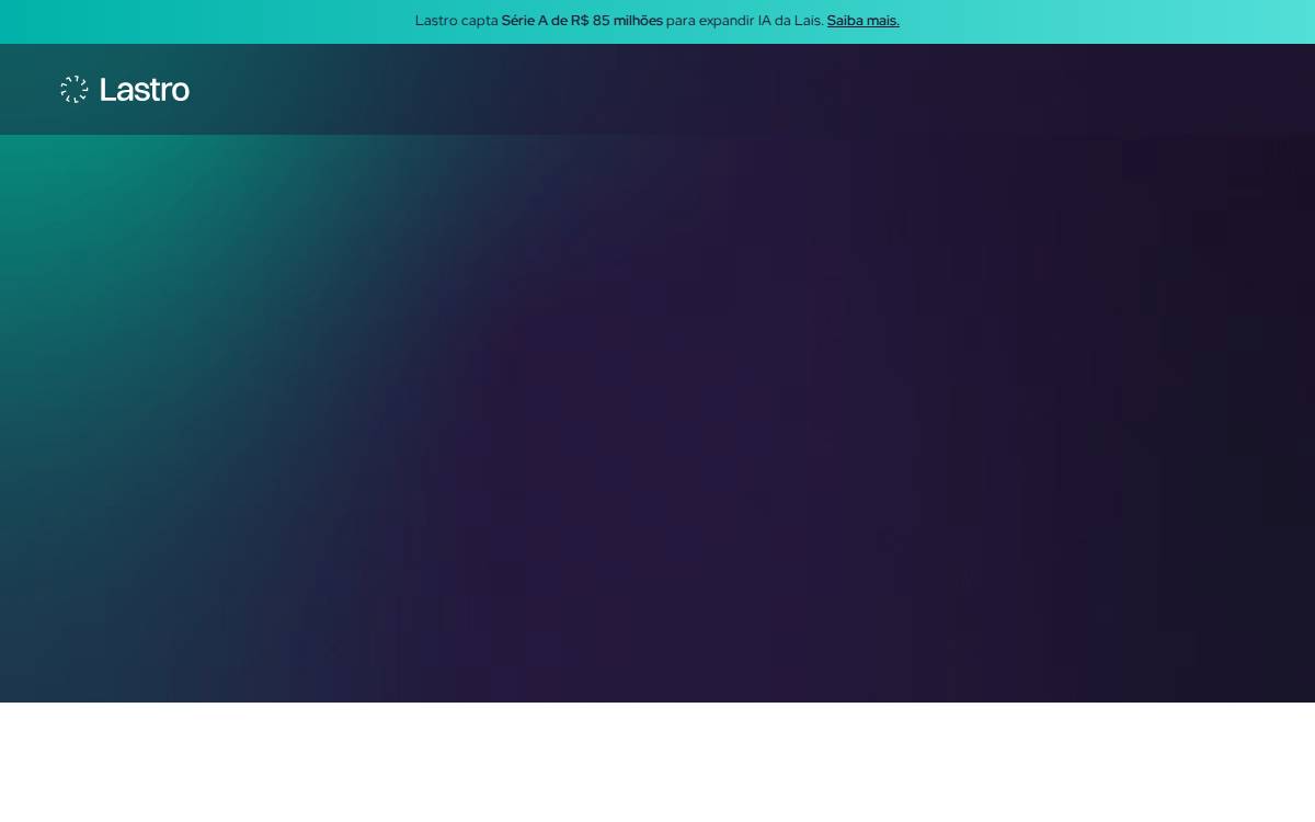 Lastro website preview