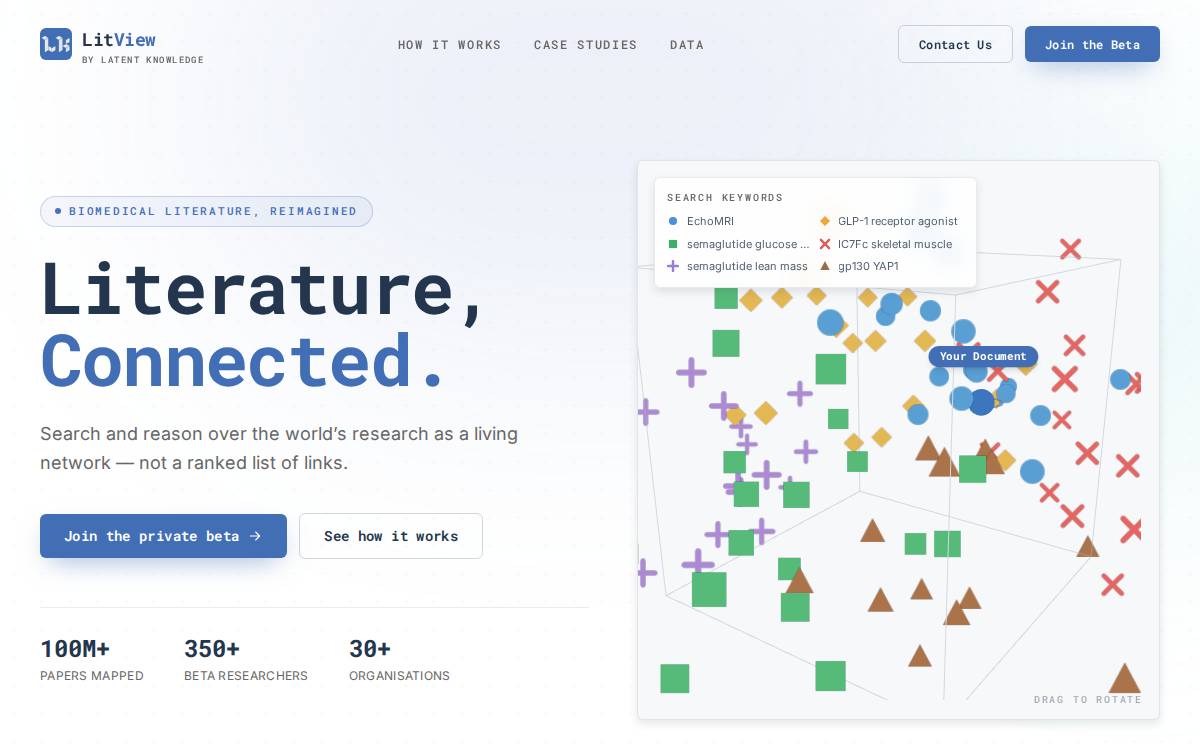 Latent Knowledge Solutions website preview