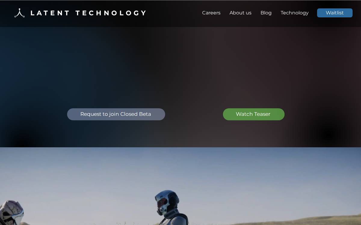 Latent Technology website preview