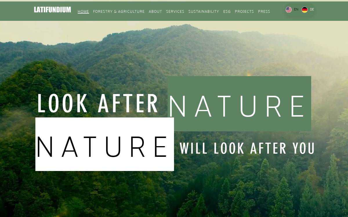 LATIFUNDIUM website preview