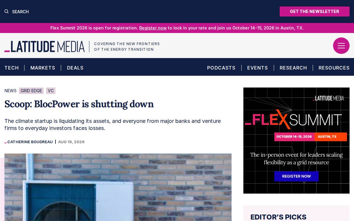 Latitude Media website preview