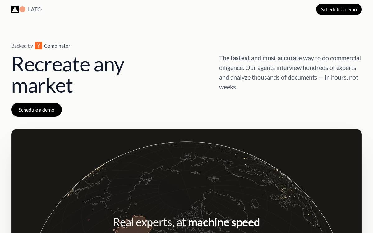 LATO website preview