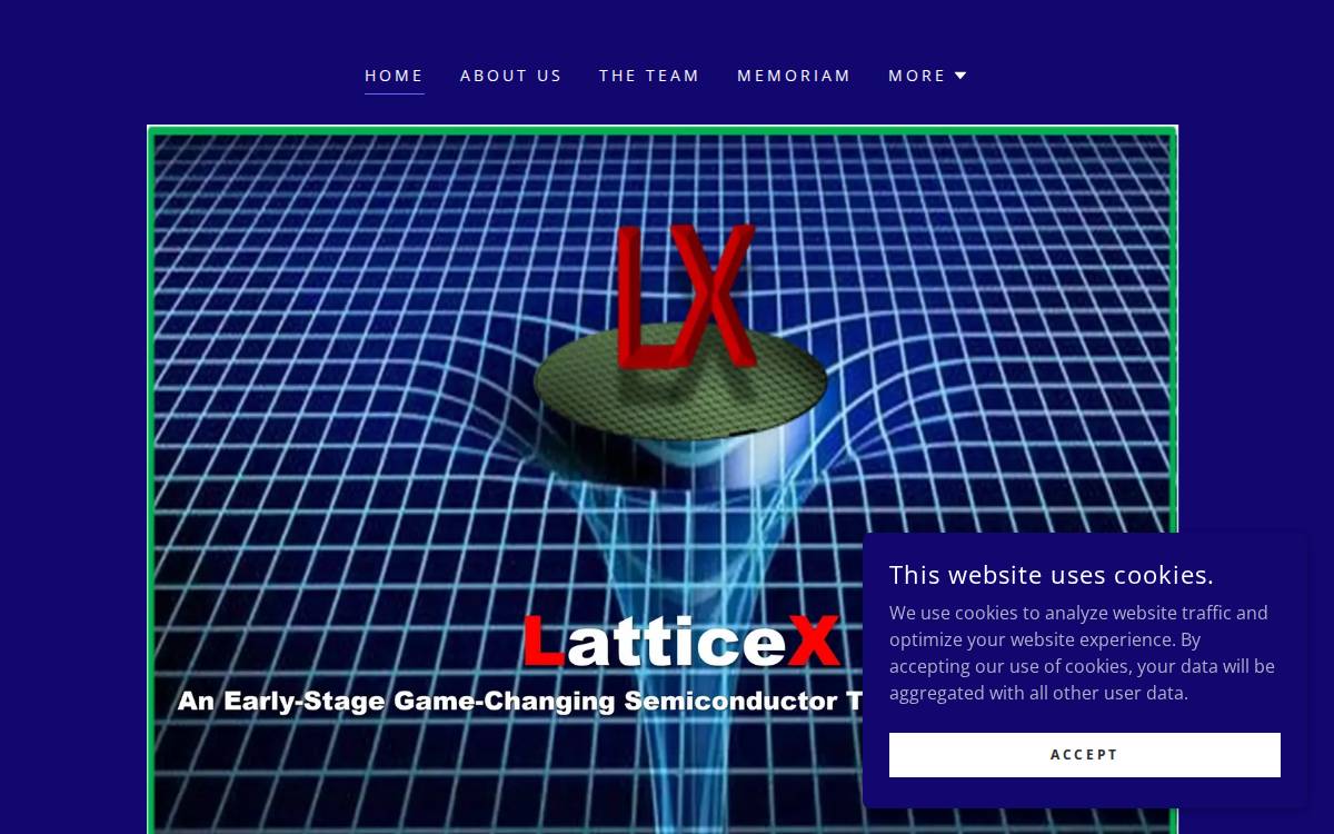 Lattice-X website preview