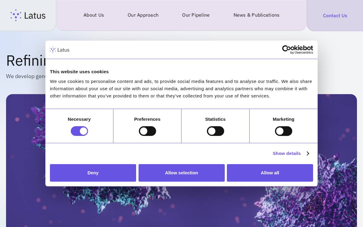 Latus website preview
