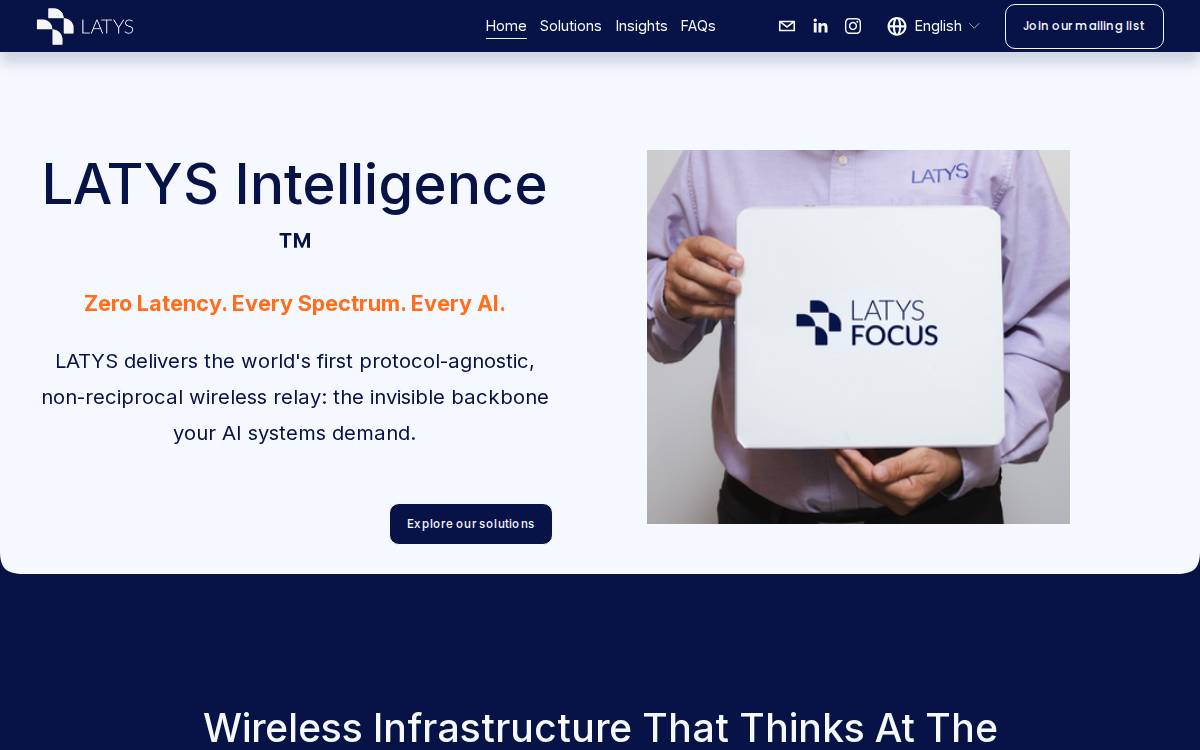 LATYS website preview