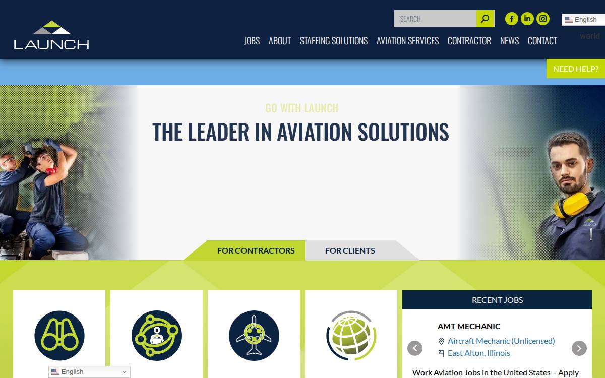 LAUNCH website preview
