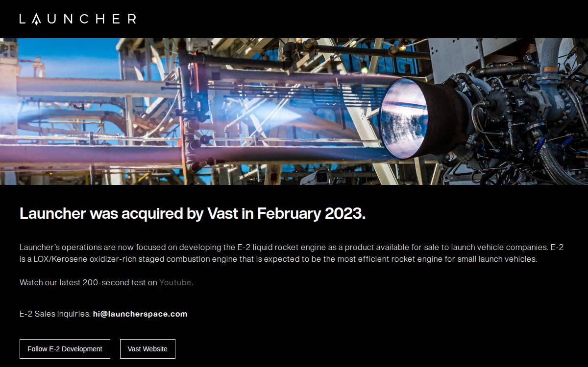 Launcherspace website preview